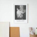 Clara Bow 'It Girl' Poster: A tribute to the 1920s silent film icon, embodying Roaring Twenties spirit and flapper culture, ideal for vintage film enthusiasts and decor.