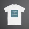 Elegant t-shirt featuring 'a night at Birdland - Jazz Corner of the World' in stylish typography, perfect for jazz club enthusiasts and nightlife connoisseurs.