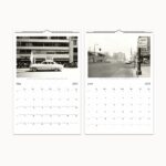 2024 Angelo Rizzuto Wall Calendar showcasing vintage New York street photography with detachable images for framing, perfect for planning and as a 40th birthday gift.