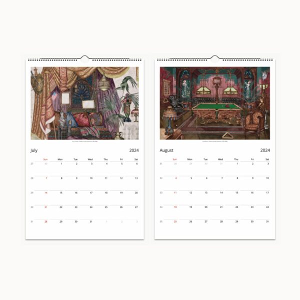 Perkins Harnly Wall Calendar Bohemian Brilliance: A Year of Queer Art, featuring LGBTQ-themed artworks, ideal for art enthusiasts and as a unique gift.