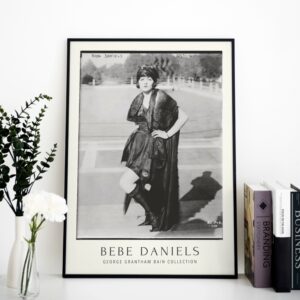Bebe Daniels Vintage Film Poster: Highlights the acclaimed actress and singer's career in classics like '42nd Street,' ideal for fans of silent films and Hollywood history.