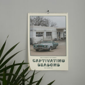 2024 'Captivating Seasons' wall calendar, showcasing Carol M. Highsmith's photography of America, with space for noting important dates, and suitable for framing as art.
