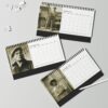 Historical Resilience Desk Calendar featuring Dorothea Lange's iconic photography for inspirational office and home decor