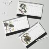 Maria Sibylla Merian Desk Calendar featuring exquisite botanical and entomological illustrations from Surinames natural world.