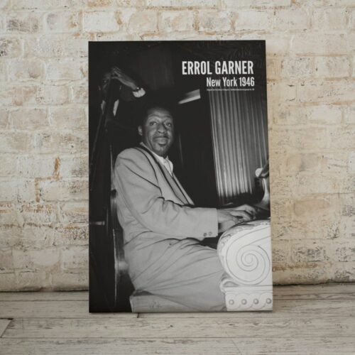Erroll Garner Jazz Poster - Timeless Piano Virtuoso Wall Art for Music Enthusiasts, Honoring the Legendary Jazz Musician and Composer of 'Misty'.