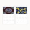 Emile Seguy Art Deco Calendar featuring vintage butterfly and floral patterns.