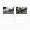September and October on Heritage on Wheels calendar with elegant 1920s American cars