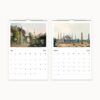 July and August images in 2025 calendar reveal a street view with a mosque and a bustling Ottoman square, by artist Luigi Mayer.