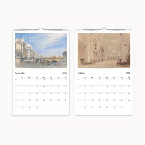 Discover the 2025 David Cox Wall Calendar with English landscape masterpieces. Perfect gift for art lovers and history enthusiasts.