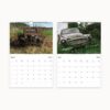 Forgotten Steel 2025 Wall Calendar featuring vintage and retro cars in classic car decay art. Perfect for car enthusiasts and vintage car lovers.