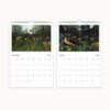 Henri Rousseau Art Calendar - Monthly Dreamlike Jungle Scenes, French Naive Art Masterpieces, Ideal for Art Enthusiasts and Daily Planning.