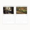 Art Calendar featuring Max Liebermanns work, Brushstrokes of Jewish Identity, highlighting expressive figure paintings.