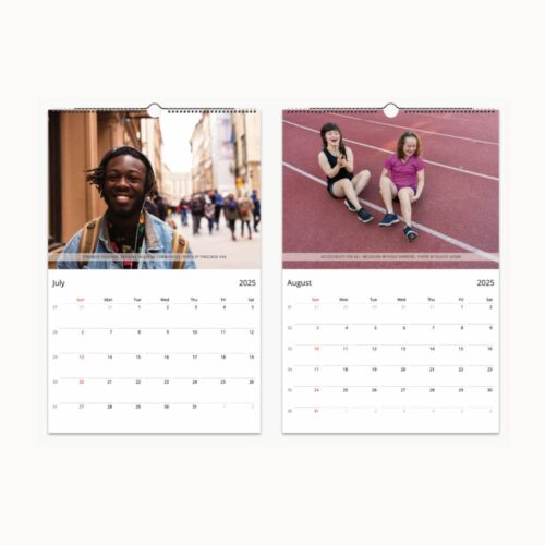 2025 wall calendar for neurodiverse and special education