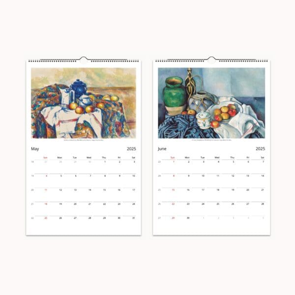 Paul Cezanne Wall Calendar featuring Post-Impressionist art, timeless paintings, and decorative wall planner. Includes monthly masterpieces, high-quality framable designs, and spacious date layouts. Perfect gift for art lovers and collectors.