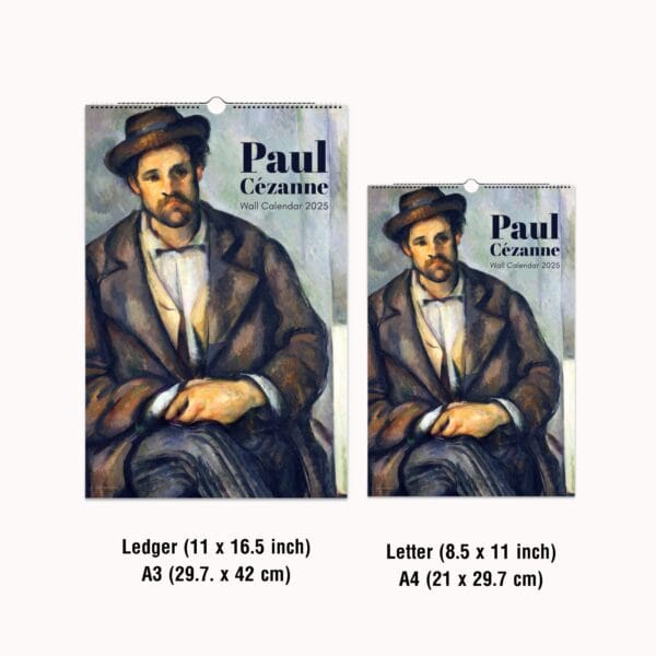 Paul Cezanne Wall Calendar featuring Post-Impressionist art, timeless paintings, and decorative wall planner. Includes monthly masterpieces, high-quality framable designs, and spacious date layouts. Perfect gift for art lovers and collectors.