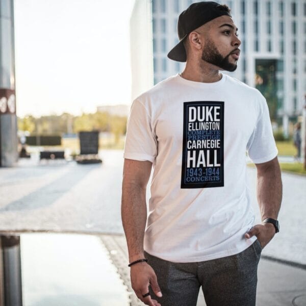 Duke Ellington T-Shirt featuring vintage jazz art; perfect Duke Ellington Merchandise for fans attending concerts or jazz clubs. Ideal Duke Ellington Band Tee for musicians, blending classic jazz themes in a stylish Duke Ellington Graphic Tee.