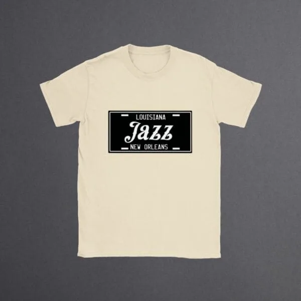 Jazz T-Shirt featuring vibrant jazz art; perfect Jazz Lover Gift for fans attending Jazz Festivals or Jazz Clubs. Ideal Jazz Band Tee for musicians, blending Jazz and Blues themes in a stylish Jazz Music Shirt.