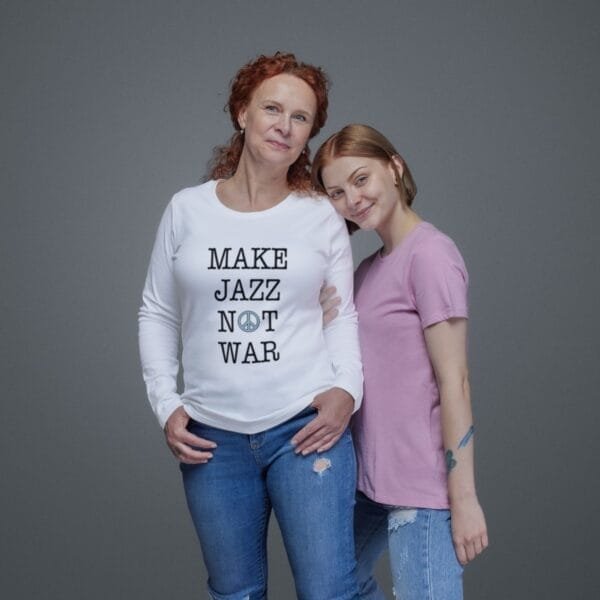 Jazz T-Shirt featuring vibrant jazz art; perfect Jazz Lover Gift for fans attending Jazz Festivals or Jazz Clubs. Ideal Jazz Band Tee for musicians, blending Jazz and Blues themes in a stylish Jazz Music Shirt.