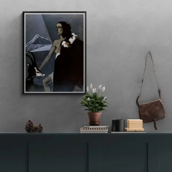 Artwork by Romaine Brooks from the 1920s, capturing her unique voice amidst contrasts and queer legacy. This piece reflects both her personal journey and the vintage allure of the era.