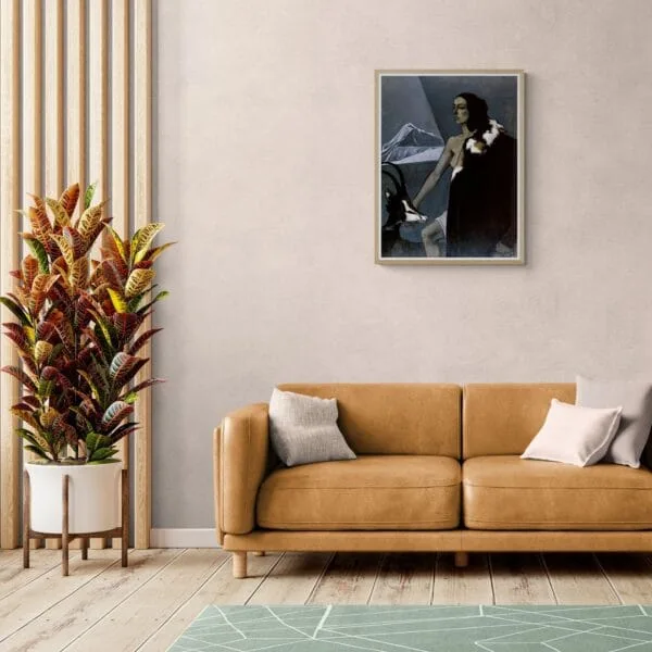 Artwork by Romaine Brooks from the 1920s, capturing her unique voice amidst contrasts and queer legacy. This piece reflects both her personal journey and the vintage allure of the era.