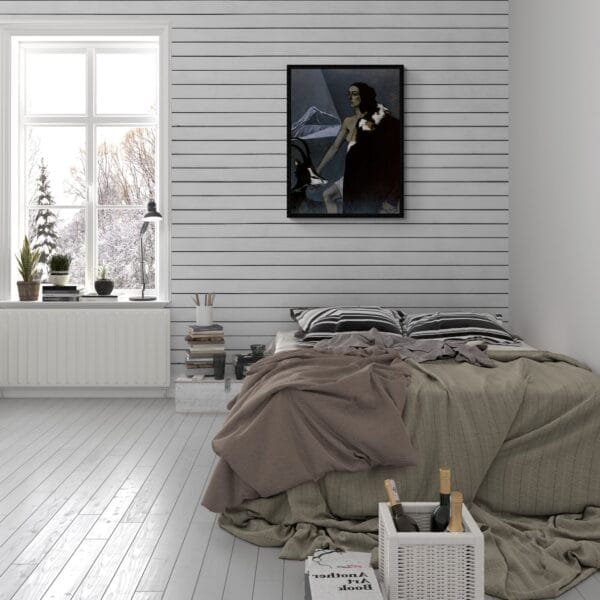 Artwork by Romaine Brooks from the 1920s, capturing her unique voice amidst contrasts and queer legacy. This piece reflects both her personal journey and the vintage allure of the era.