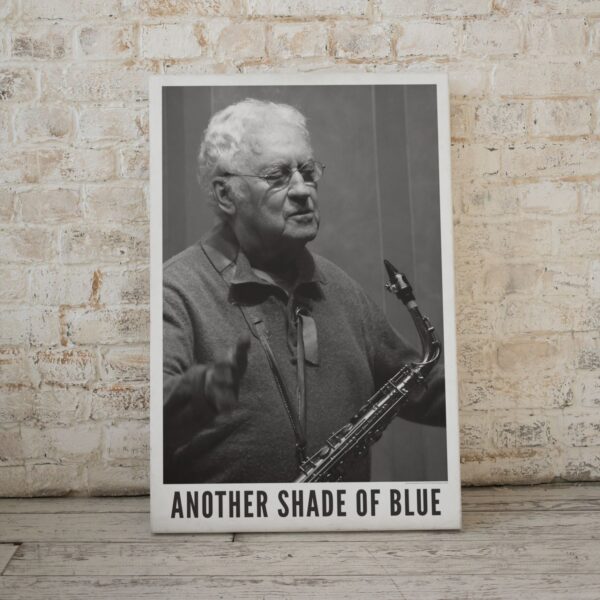 Lee Konitz portrait poster.