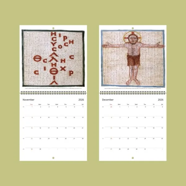 2026 calendar with November and December pages.