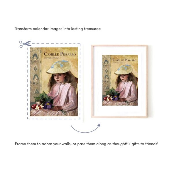 Transform calendar into framed art gift idea