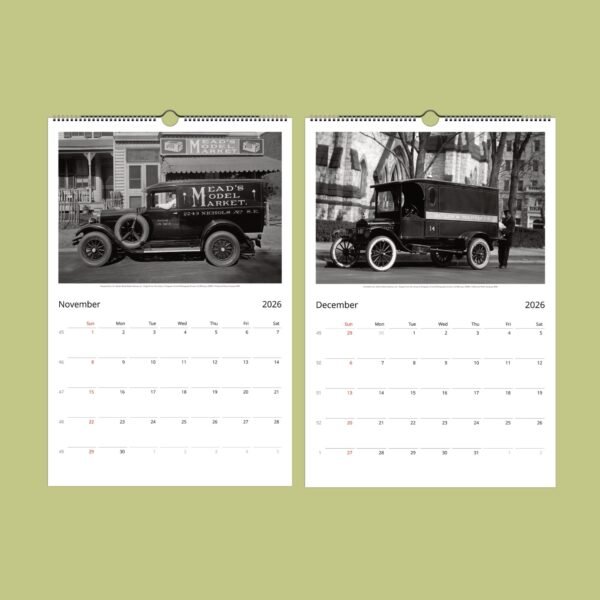1920s Delivery Cars | Wall Calendar - Image 7