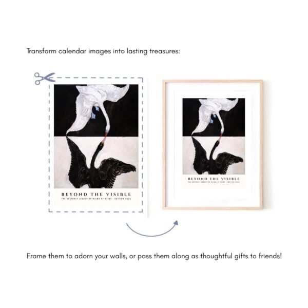 Transform calendar art into framed decor or gifts.