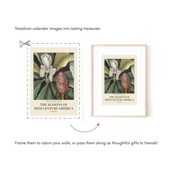 Transform calendar images into framed art.