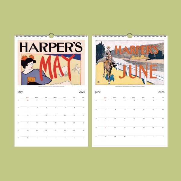2026 calendar pages for May and June
