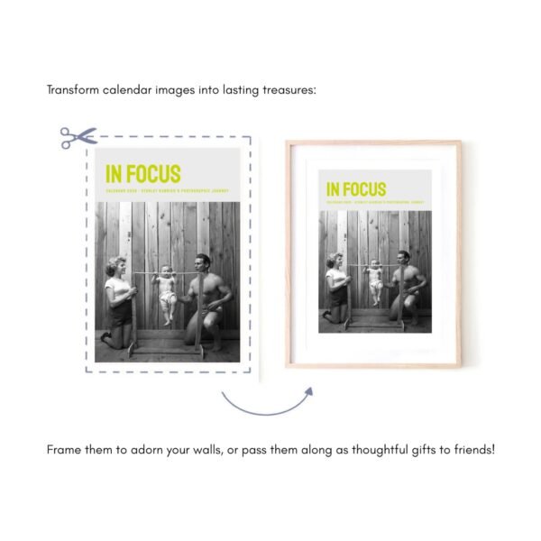 Transform calendar images into framed art gifts.
