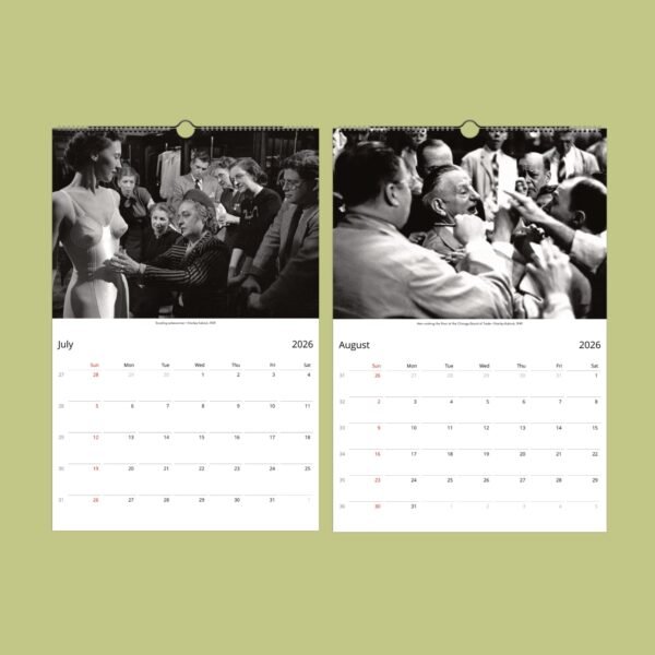Vintage 2026 calendar pages for July and August.