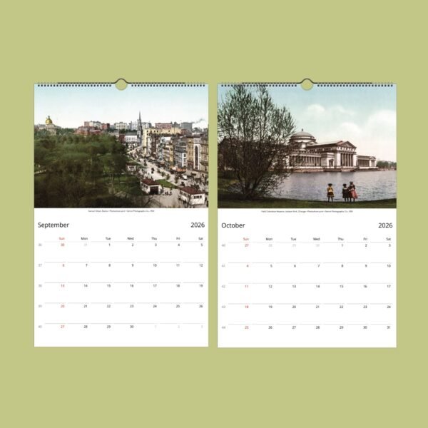 2026 calendar showing September and October months.