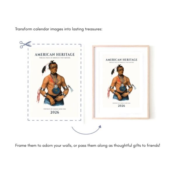 Transform calendar images to framed American Heritage art.