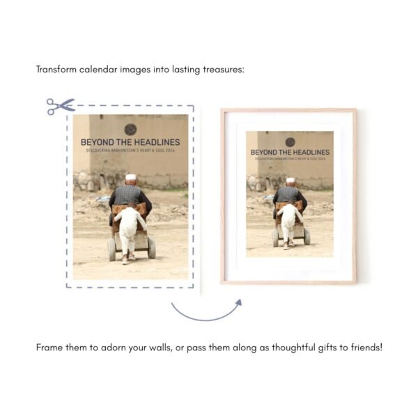 Transform calendar into framed art or gifts.