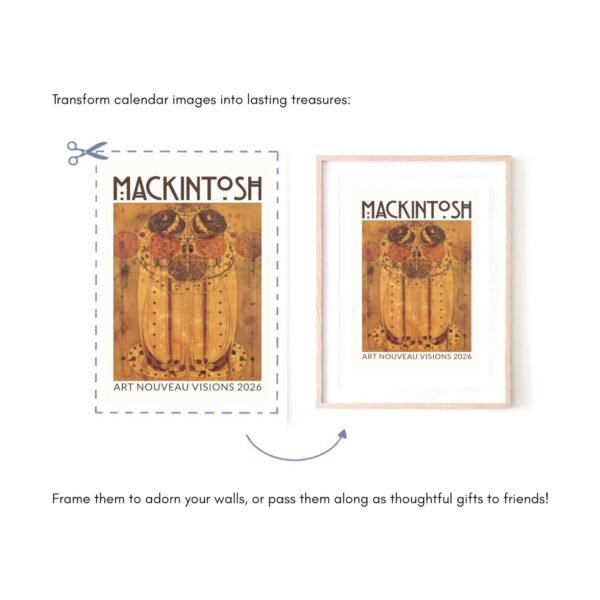 Transform calendar images into framed art gifts.