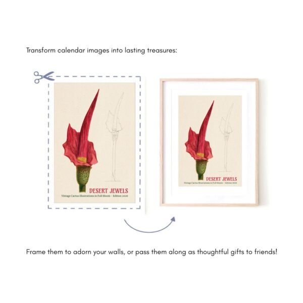Transform calendar images into framed art gifts.