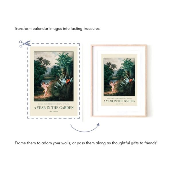 Transform calendar images into framed art gifts.