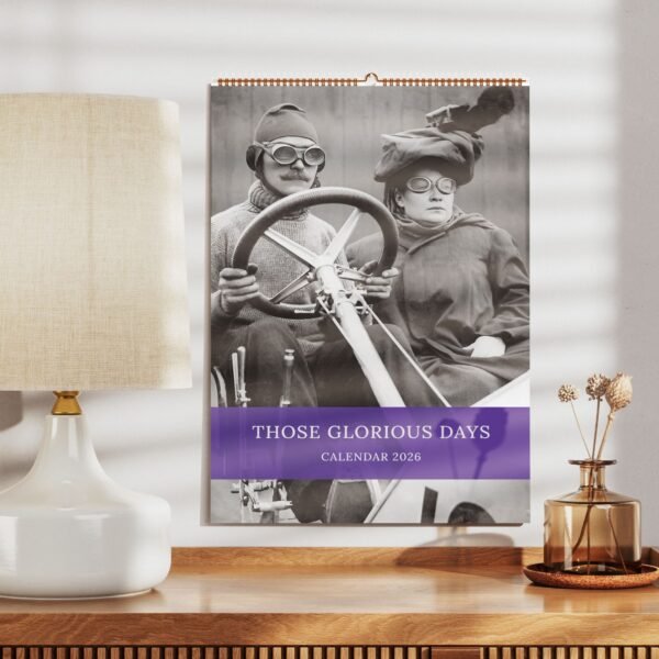 Vintage 2026 calendar "Those Glorious Days.