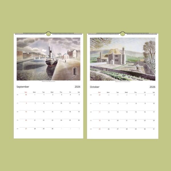 2026 calendar showing September and October pages.