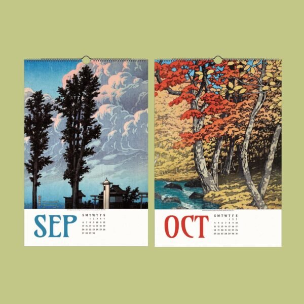 Kawase Hasui Wall Calendar: Japanese Woodblock Prints - Image 6