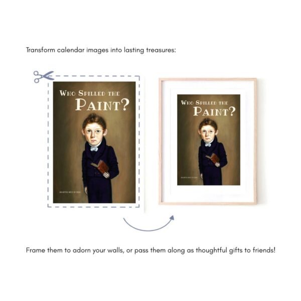 Transform calendar images into framed art gifts.
