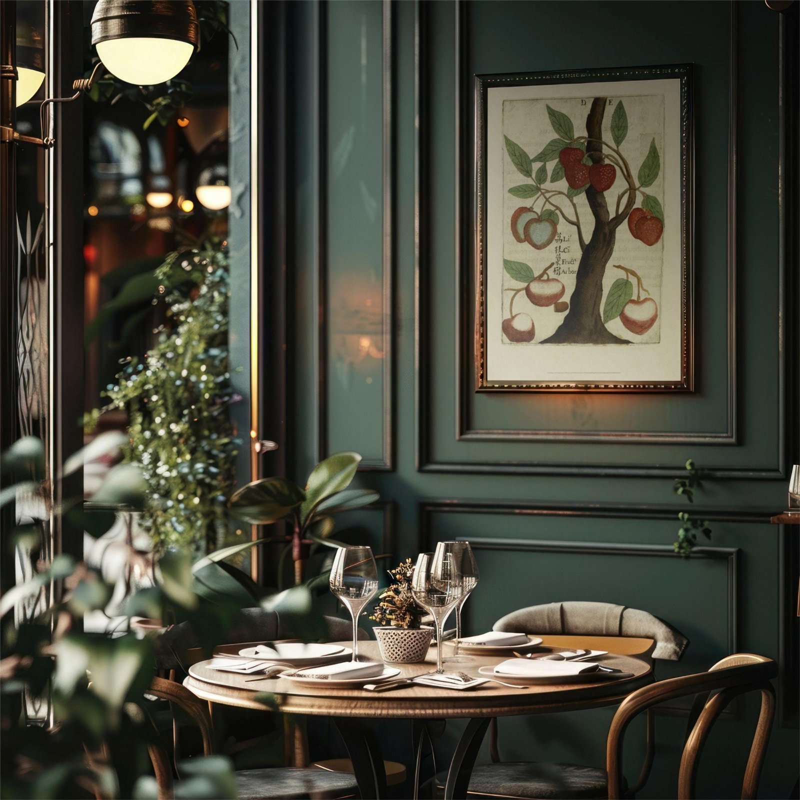 Litchi Tree by Michal Boym - Asian Fauna, Botanical Art, 17th century print, Framed - Image 6