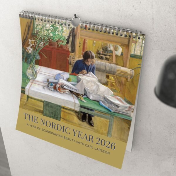 2026 calendar featuring Carl Larsson Scandinavian art