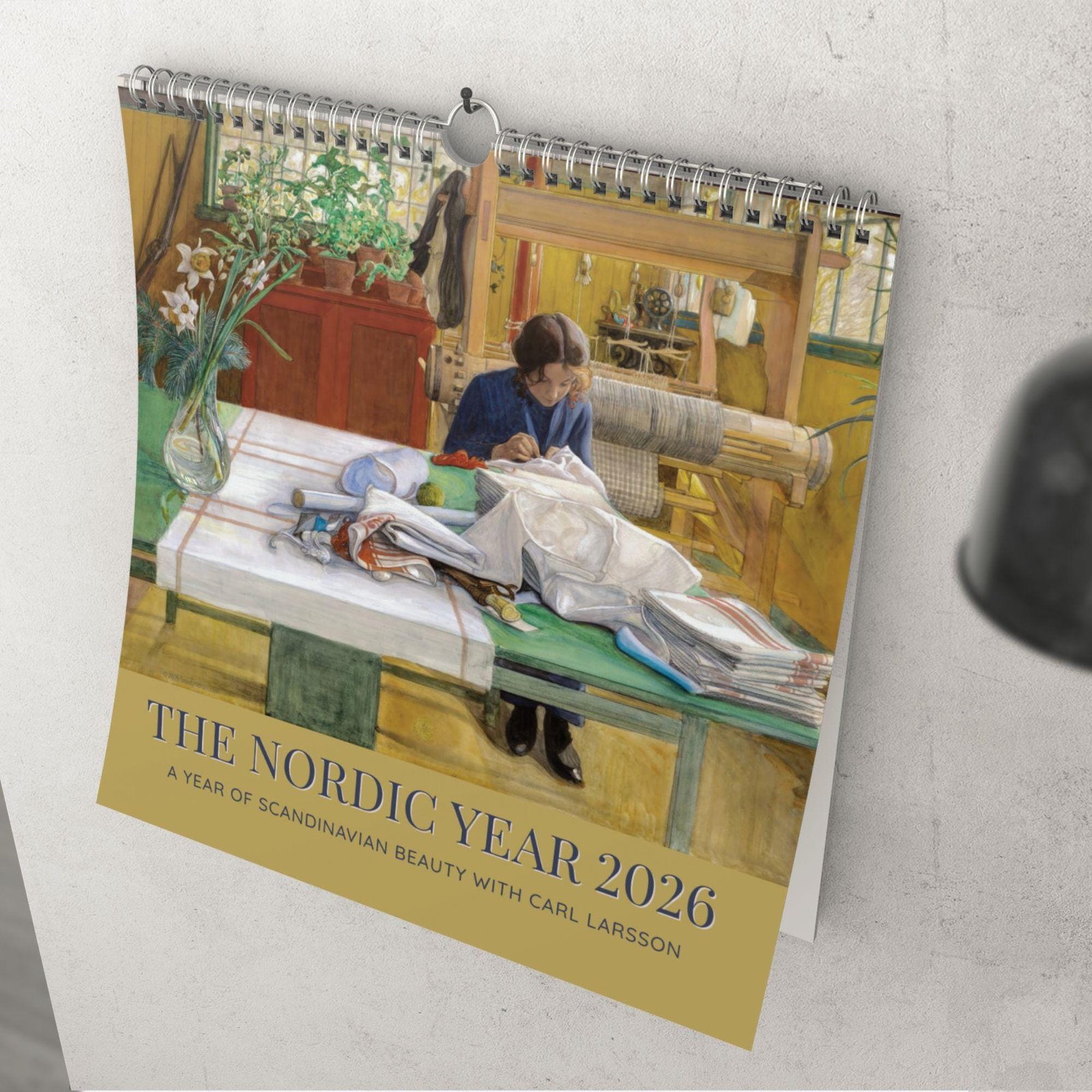 2026 calendar featuring Carl Larsson Scandinavian art