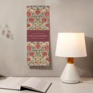 William Morris birthday calendar with floral design