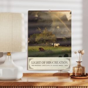 2026 calendar featuring George Inness landscape artwork.