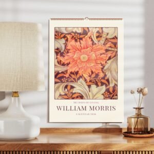 William Morris Wall Calendar (Marigold Cover)